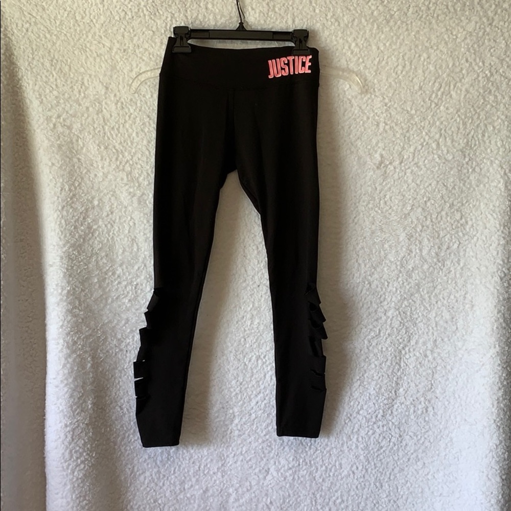 Justice girls size 10 leggings.